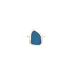 Electric Blue Sea Glass Statement Ring - Ocean Soul