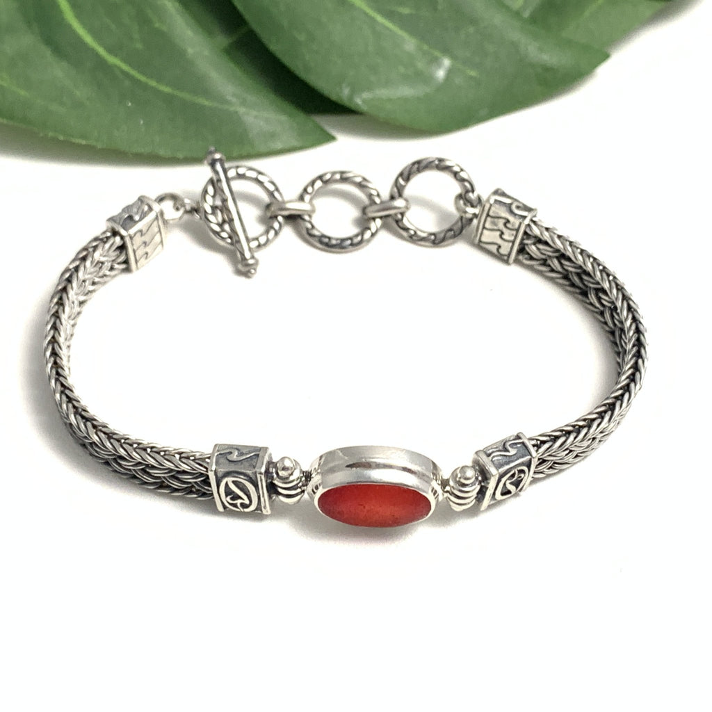 Flawless Candy Red Chain Bracelet - Ocean Soul