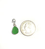 Green Sea Glass Charm - Ocean Soul