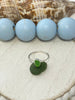 Green Sea Glass Stacker Rings - Size 9 - Ocean Soul