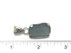 Grey Sea Glass Prong Set Pendant - Ocean Soul