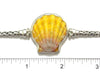 Hawaiian Sunrise Shell on Romano Adjustable Bracelet - Ocean Soul