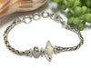 Juvenile Milk Conch on Dainty Adjustable Bracelet - Ocean Soul