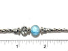 Larimar Dainty Adjustable Chain Bracelet - Ocean Soul