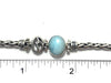 Larimar Dainty Adjustable Chain Bracelet - Ocean Soul