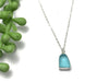 Light Aquamarine Sea Glass Necklace - Ocean Soul
