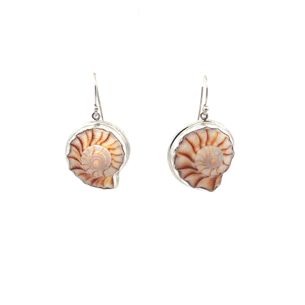 Lightning Whelk Earrings - Ocean Soul