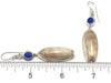 Olive and Cobalt Sea Glass Earrings - Ocean Soul