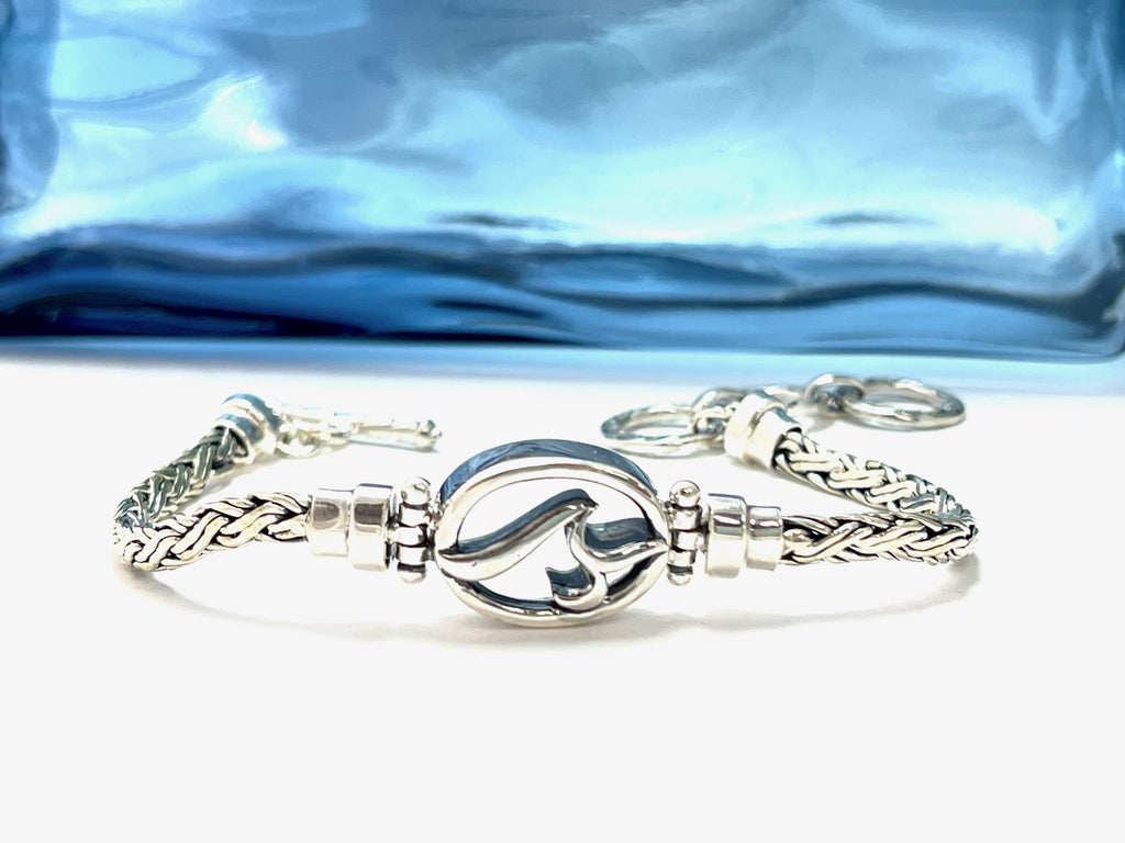 OS Logo Adjustable Chain Bracelet - Ocean Soul
