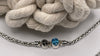 Oval Gemstone Dainty Adjustable Chain Bracelet - Ocean Soul