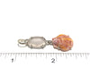 Pale Soft Pink Sea Glass and Scallop Prong Set Pendant - Ocean Soul