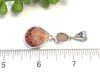 Petite Flat Scallop and Light Blush Sea Glass Pendant - Ocean Soul