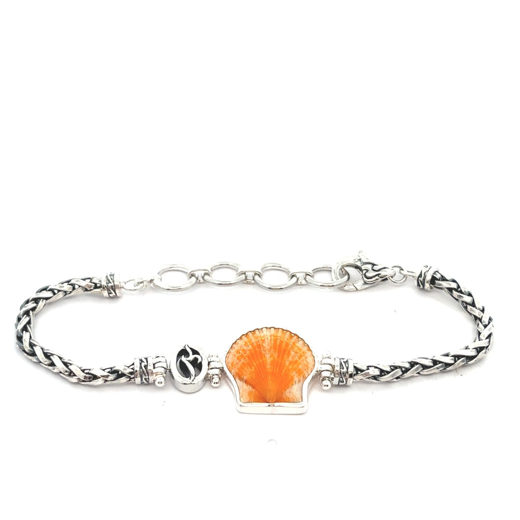 Scallop on the Dainty Adjustable Bracelet - Ocean Soul