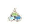 Sea Glass Braided Pendant - Ocean Soul