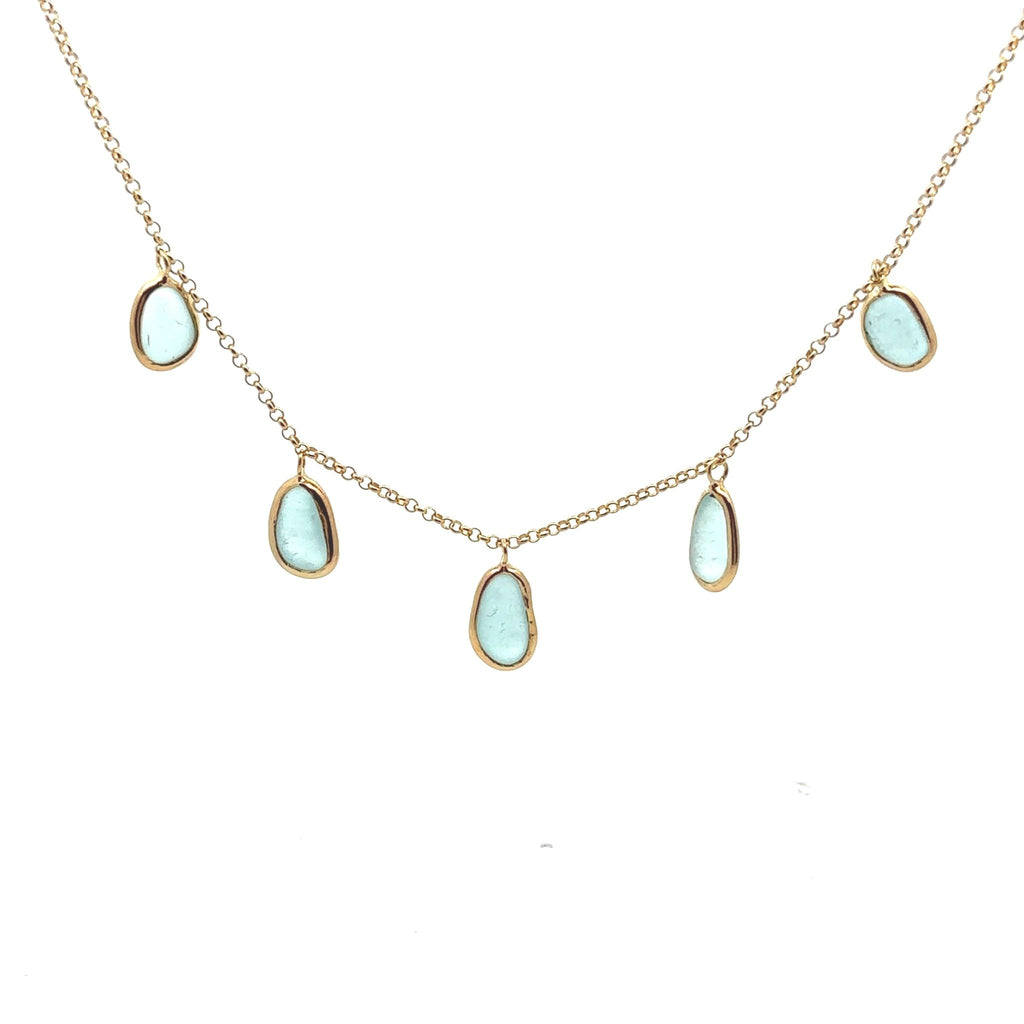 Sea Glass Overload Necklace - Ocean Soul