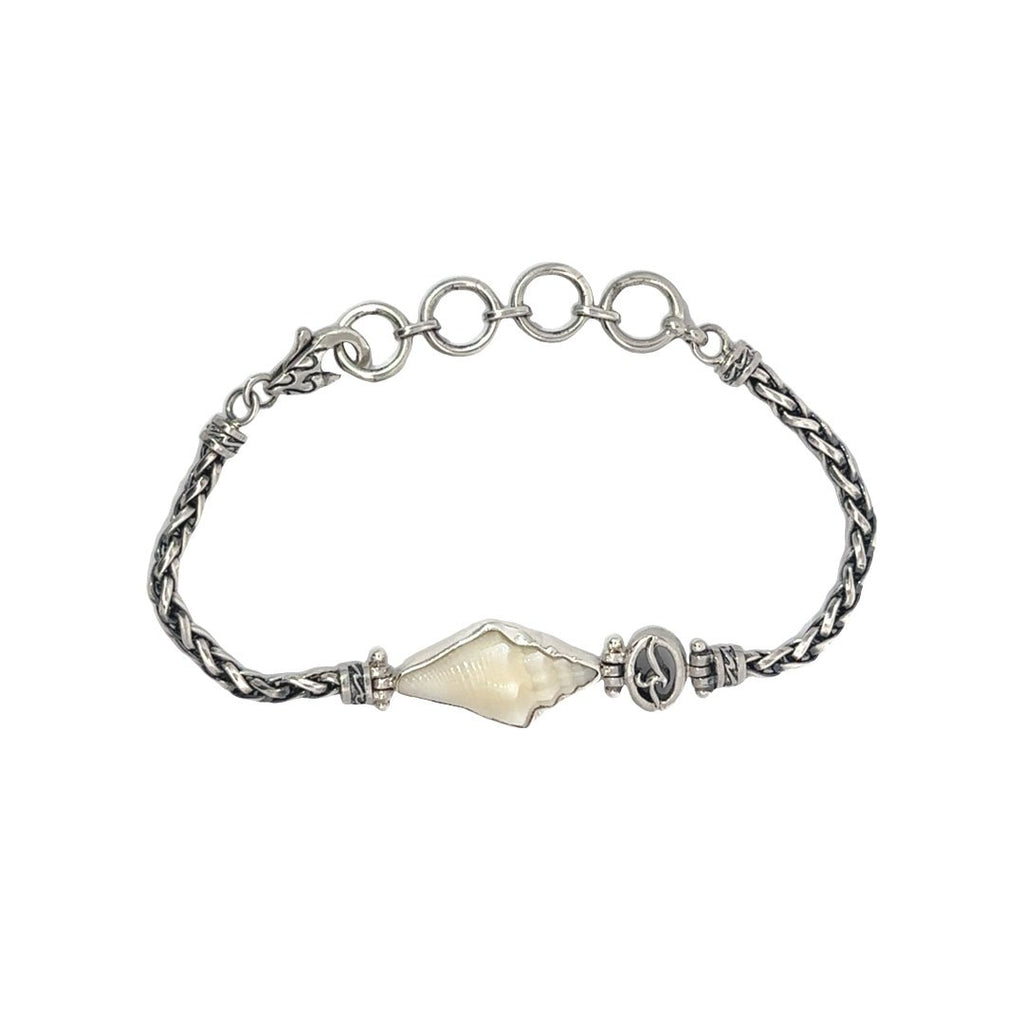 Simply White Queen Conch Dainty Bracelet - Ocean Soul