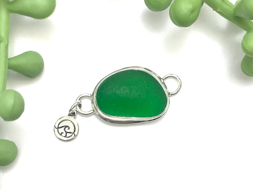 Sour-Apple Green Sea Glass Soul Center - Ocean Soul