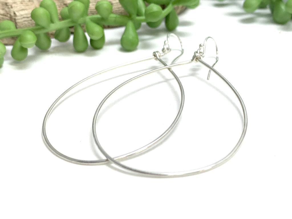 Tear Drop Hoop Earring - Ocean Soul