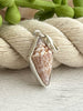 Violet and Brown Speckled Florida Cone Charm - Ocean Soul