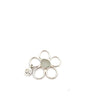 White Sea Glass Floating Flower Soul Center - Ocean Soul